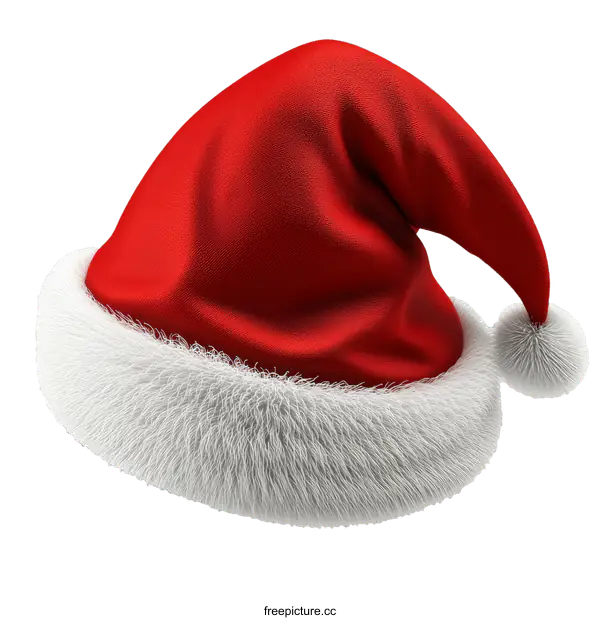 [Transparent Background PNG]Christmas Santa Hat Illustration