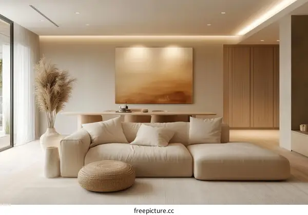 Modern Minimalist Living Room Interior Design