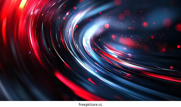 Abstract Colorful Dynamic Flowing Lines