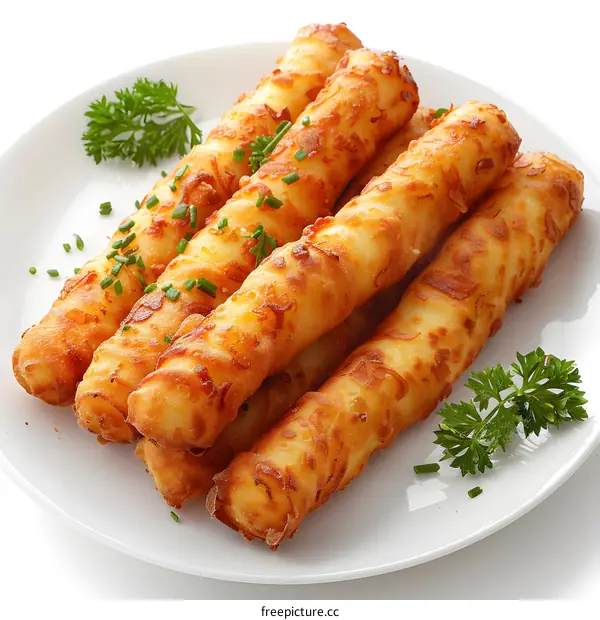 Fried cheese sticks