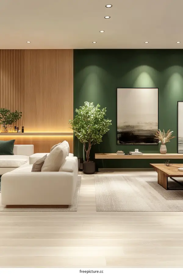 Modern Scandinavian Living Room Interior Design