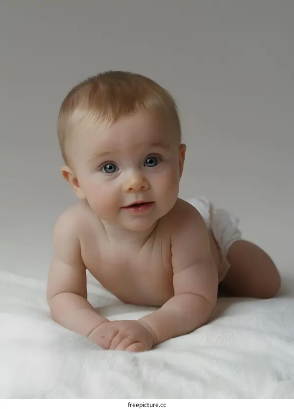 Portrait of a happy baby