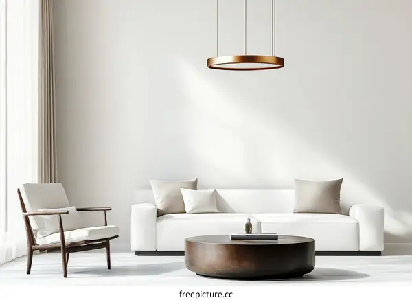 Modern Minimalist Living Room Interior Design