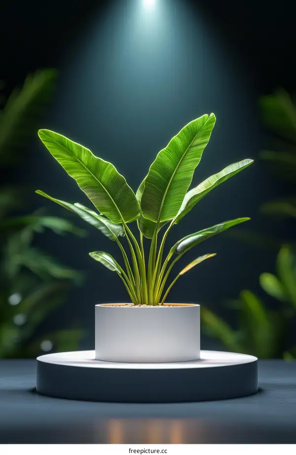 Elegant Plant Display in Modern Style