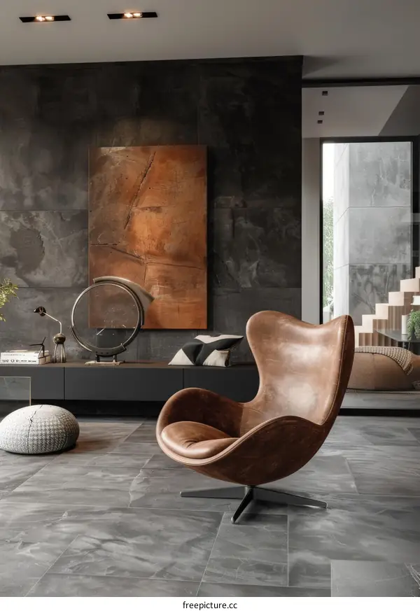 Modern minimalist living room