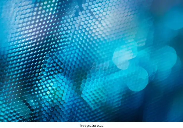 Abstract Blue Texture with Light Effects