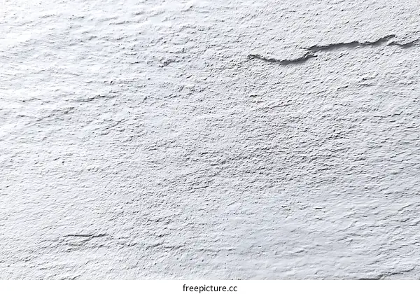 Closeup Texture of a White Stucco Wall