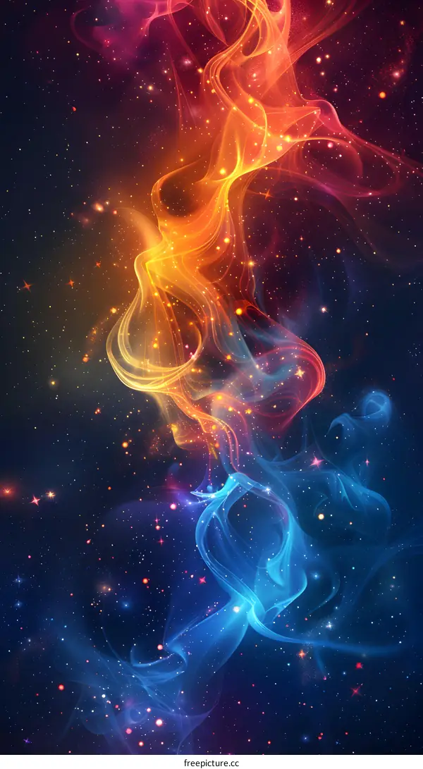 Fire and Ice Nebula