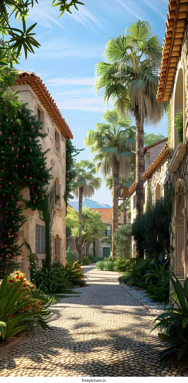 Mediterranean Village Lane