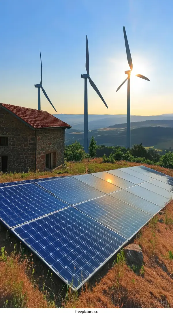 Renewable Energy Sources: Wind Turbines and Solar Panels