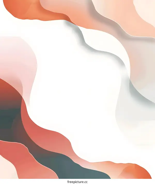 Abstract Colorful Liquid Shapes Background