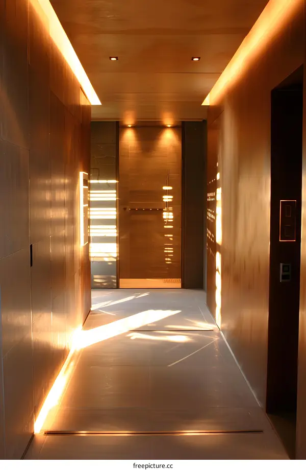 Modern Interior Design with Wooden Walls and Natural Light