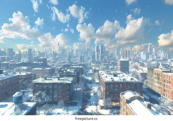 A winter city