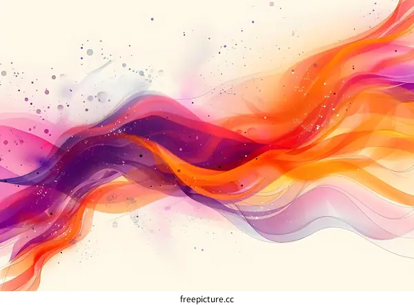 Colorful Wavy Illustration