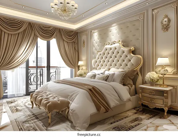 European luxury bedroom