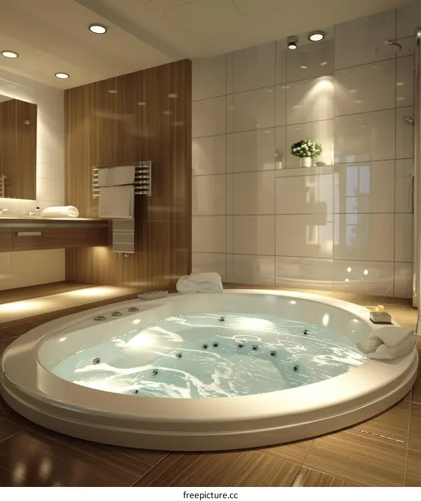 Modern Spa Bath Interior Design