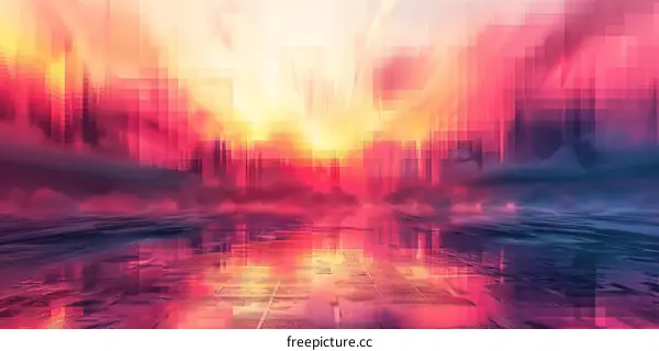 A Journey Through a Surreal and Vibrant Dreamscape