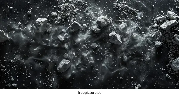 Cosmic Catastrophe: Exploding Asteroid Fragments