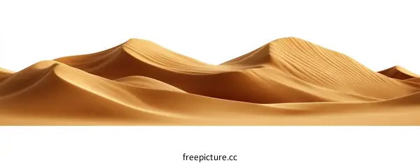 Desert Dunes Landscape Illustration