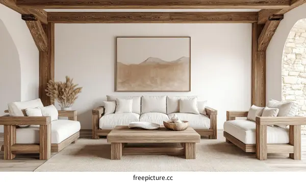 Modern Rustic Living Room Interior Design