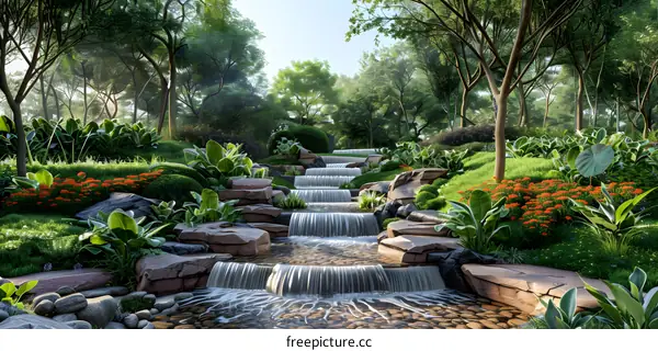 Landscape design效果图