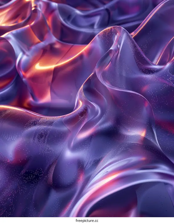 Colorful abstract background with smooth wavy folds