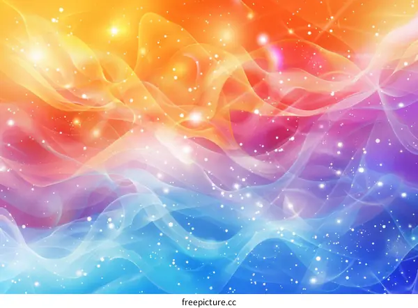 Abstract Colorful Background with Dynamic Lines