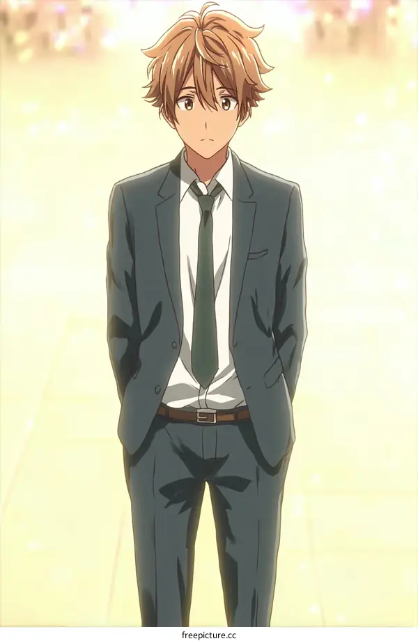 Anime Boy in Business Suit