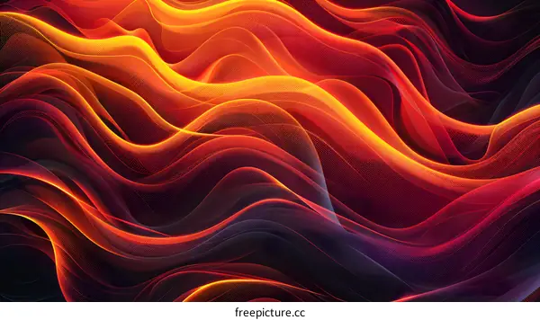 Red and yellow wavy lines