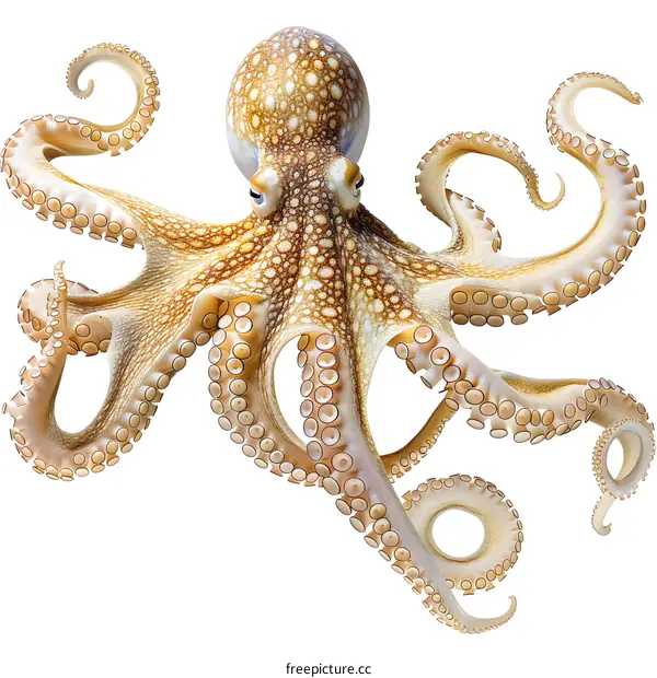 Giant Pacific Octopus Illustration