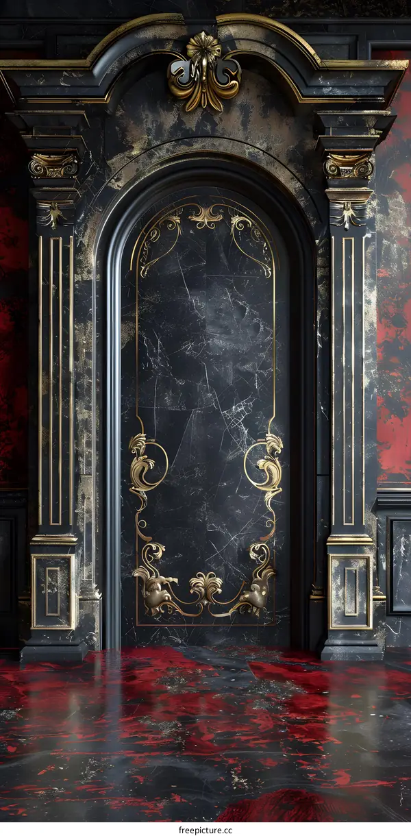 Black Marble Archway