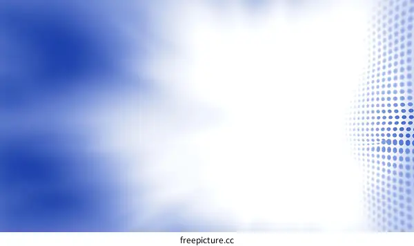 Abstract Light Blue Gradient Background with Dot Pattern