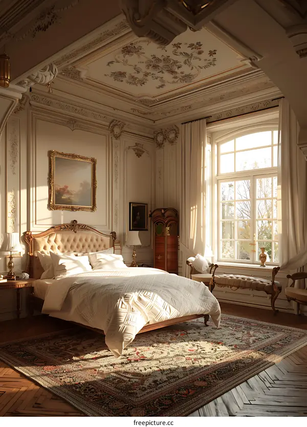 European luxury bedroom