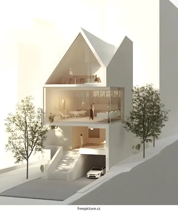 Modern House Architecture Interior Design