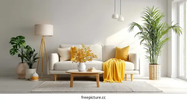 Modern Minimalist Living Room Interior Design