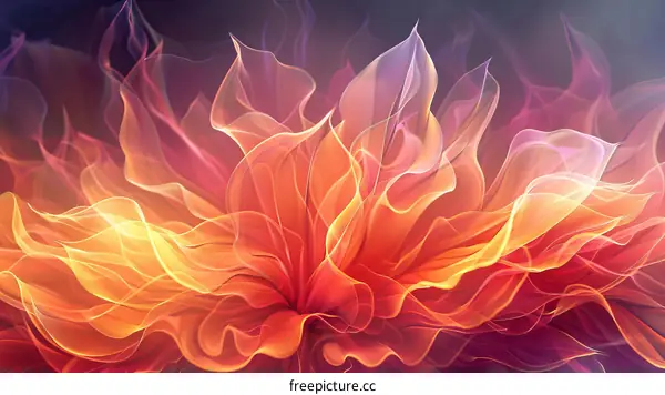 Blazing Efflorescence: A Metaphorical Masterpiece