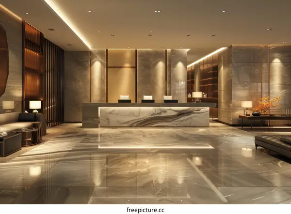 Modern Hotel Lobby Interior Design