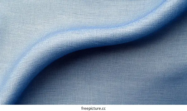 Closeup of Light Blue Fabric Texture