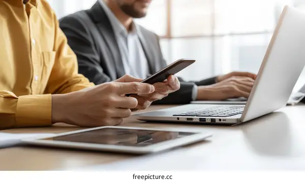 Business Colleagues Working Together