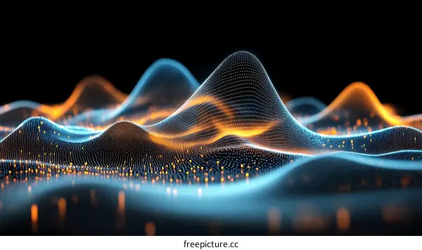 Abstract Digital Waveform Visualization