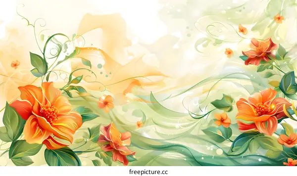 Hand-painted illustrations