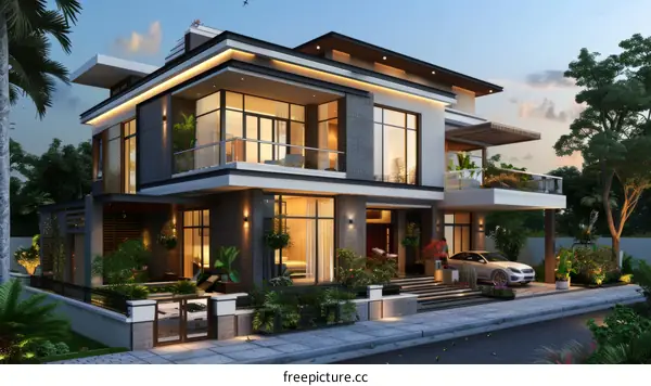 Modern Luxurious Villa Exterior Design