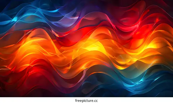 Colorful abstract background with flowing liquid shapes