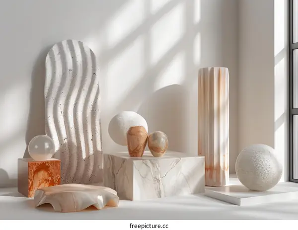 Modern Abstract Still Life Arrangement