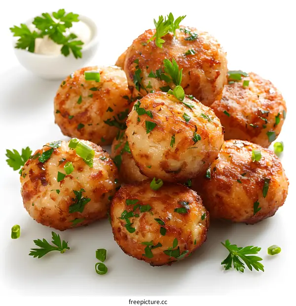 Fried potato balls