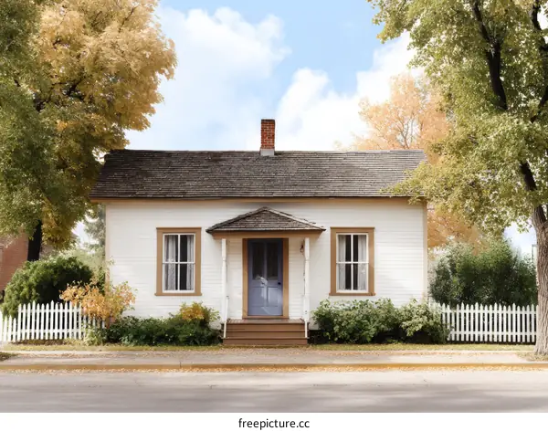 Charming Small House in Autumnal Setting