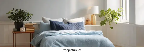 Light and airy bedroom interior design