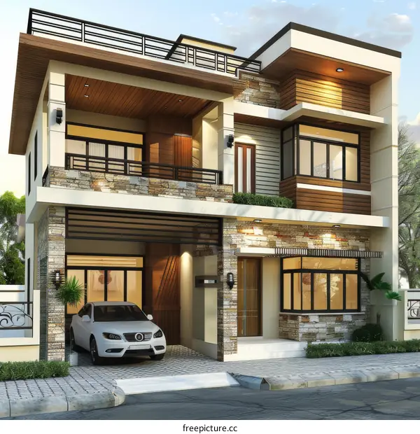 Modern Villa with Stylish Exterior