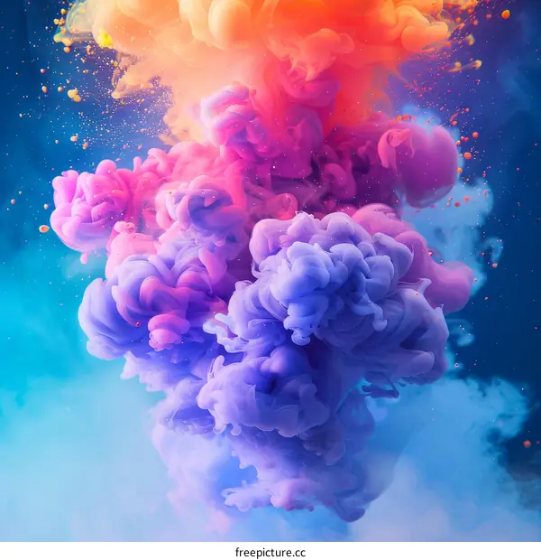 Colorful Smoke Explosion