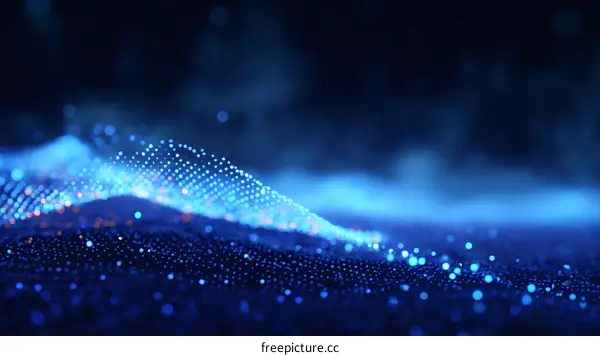 Abstract Digital Wave Pattern Design